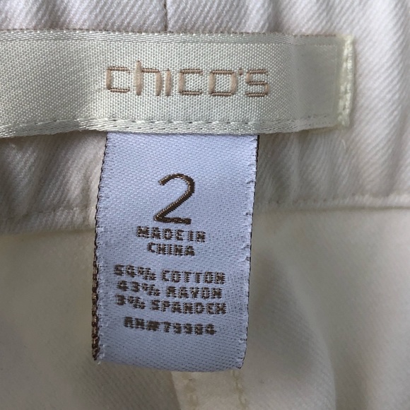 Chico’s Ultimate Fit Getaway Ankle White J… - Picture 4 of 5